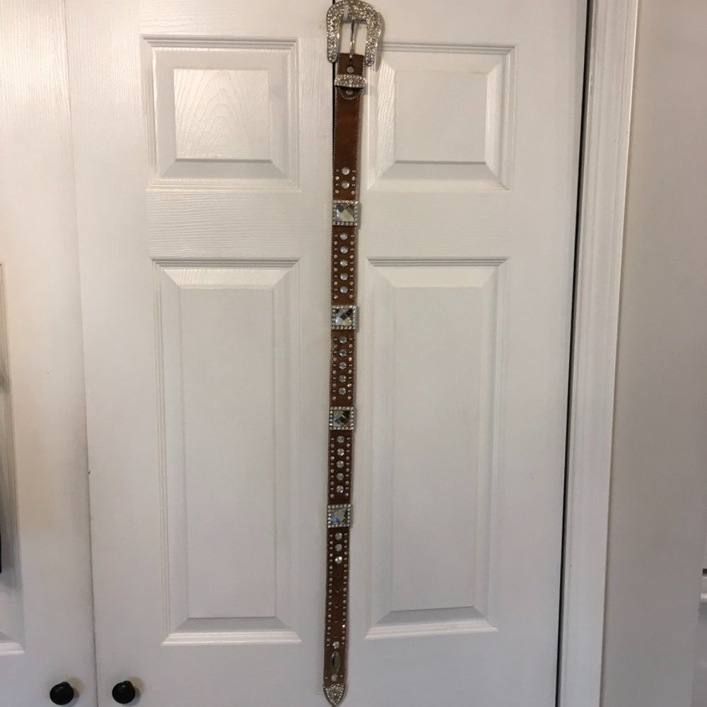 W.B. Atlas TM Jeweled and Pony Hair Belt - Picture 10 of 12